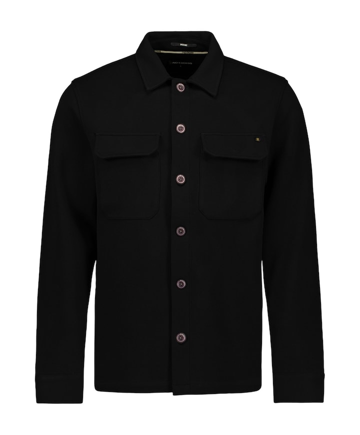 Heren overshirt zwart