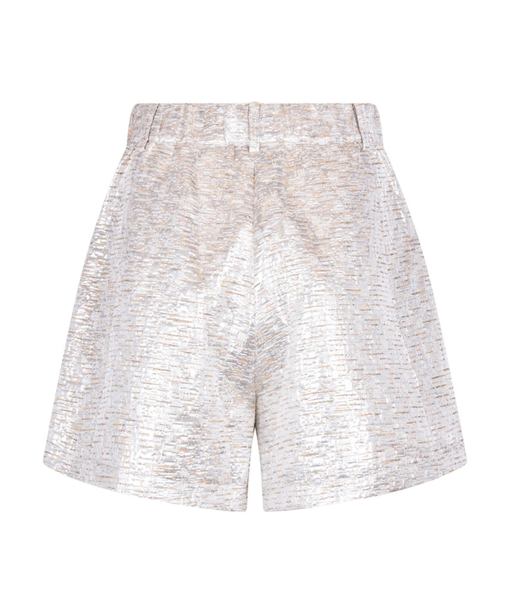 Dagmar dames korte broek zilver