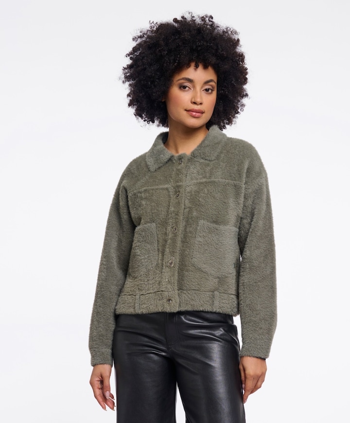 Dames vest groen