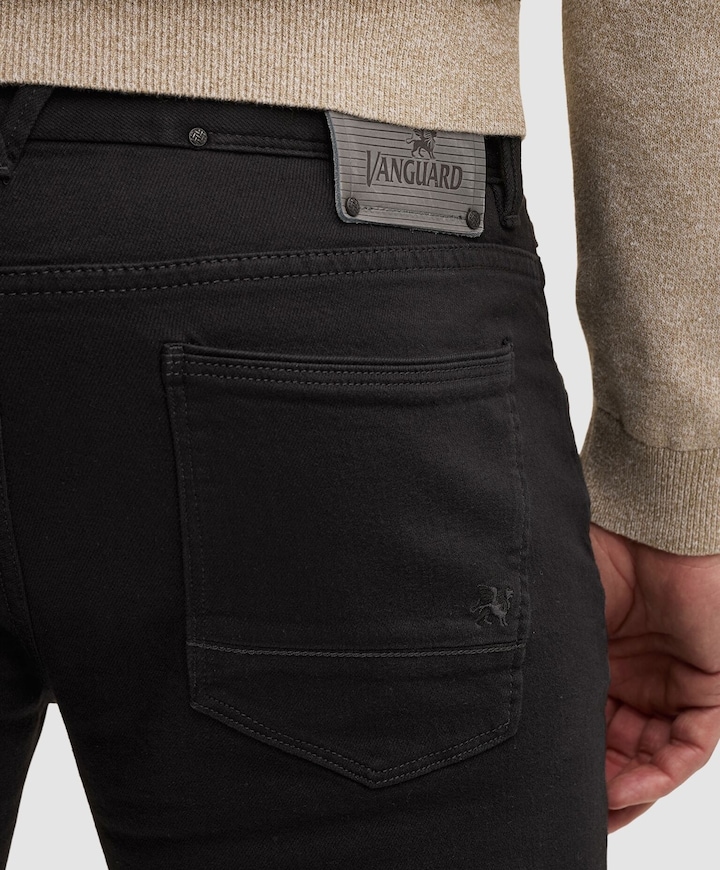 V7 RIDER INDIGO PURE WASH heren jeans zwart