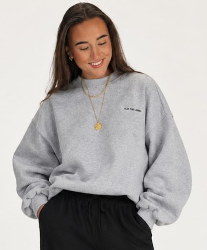 Dames sweater grijs