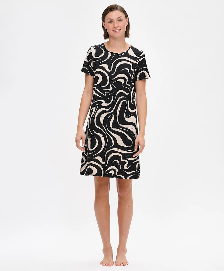 Dames nachthemd zwart