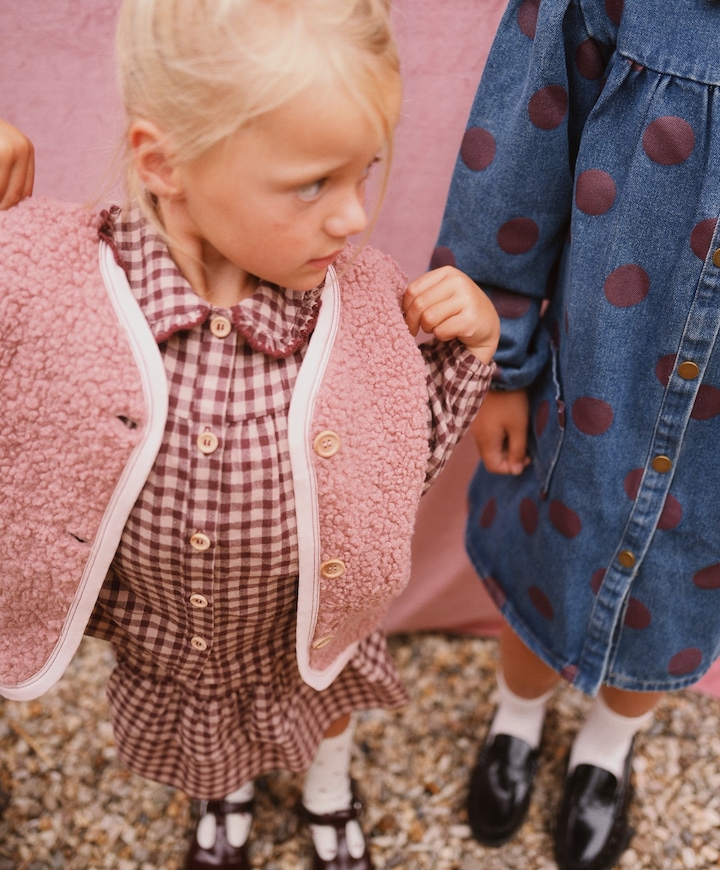 Meisjes rok bordeaux