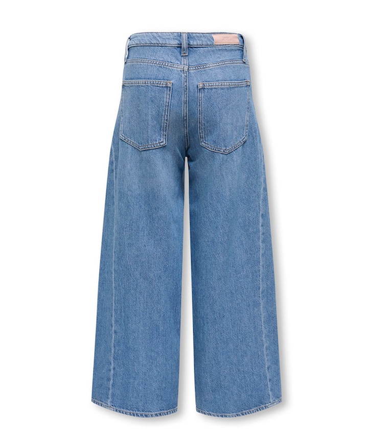 KOGBROOME HW WIDE TRIANGLE DNM DIA meisjes jeans blauw