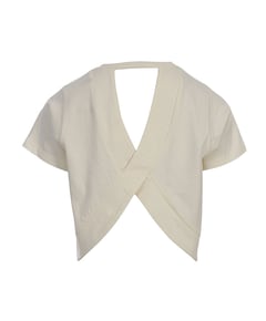 Meisjes T-shirt ecru