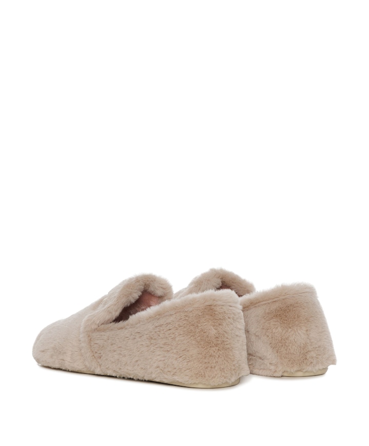 Pylaro dames pantoffels beige