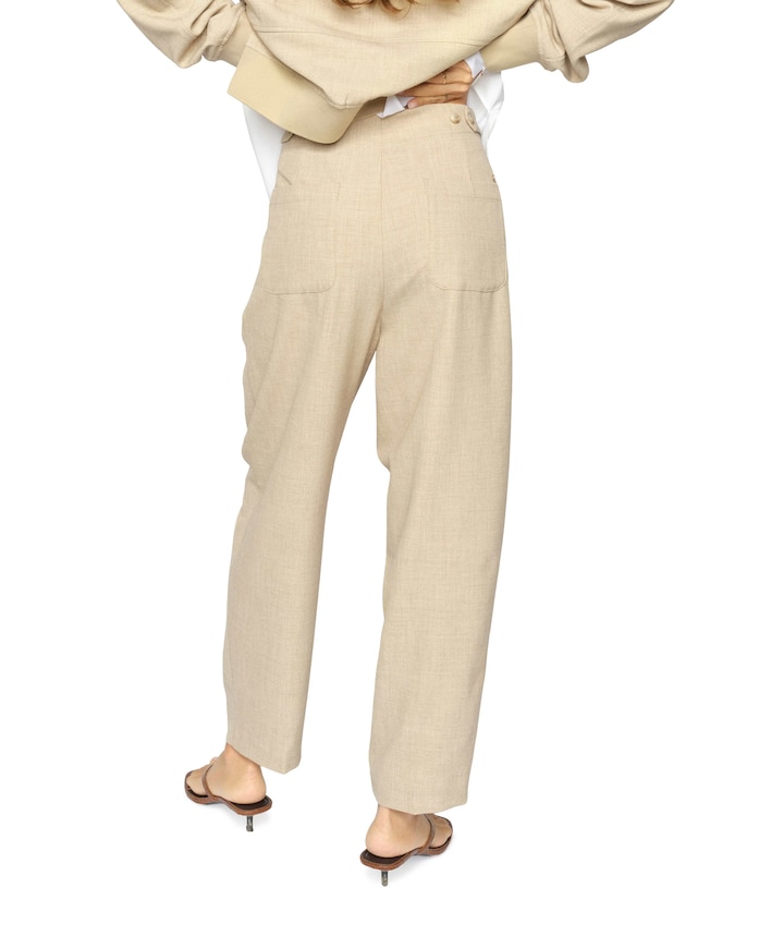 MMLeysa Flair dames broek beige
