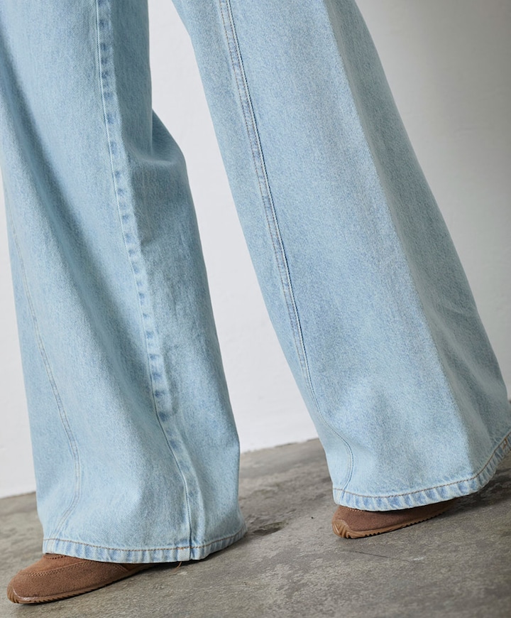 AronaCC Wide LL dames broek blauw