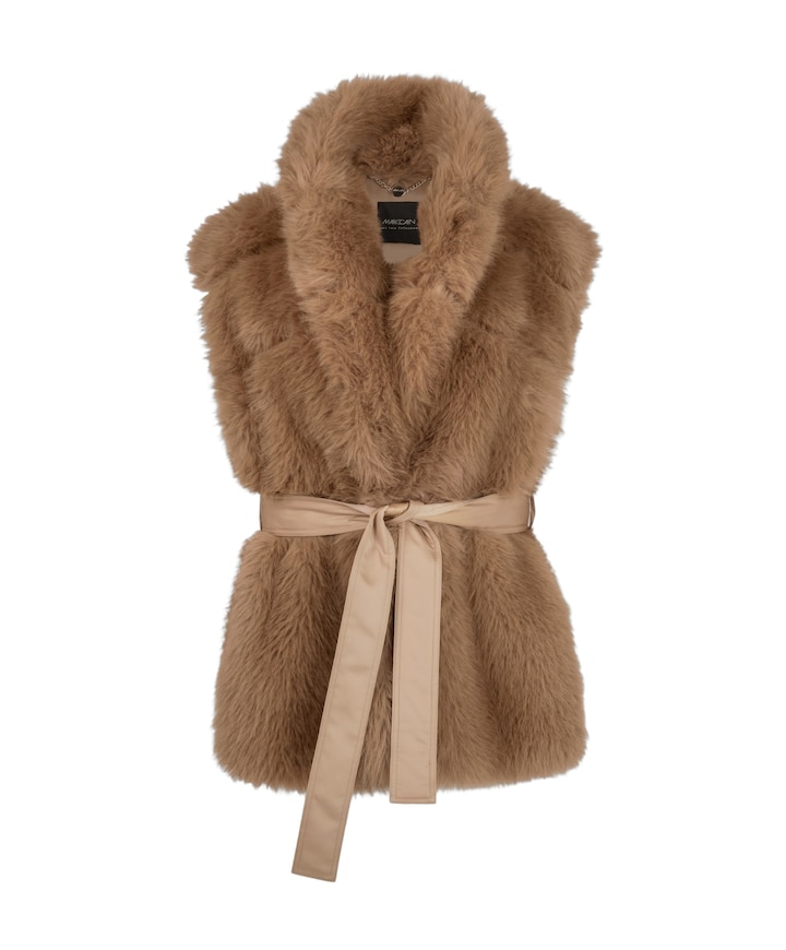 Dames bodywarmer bruin
