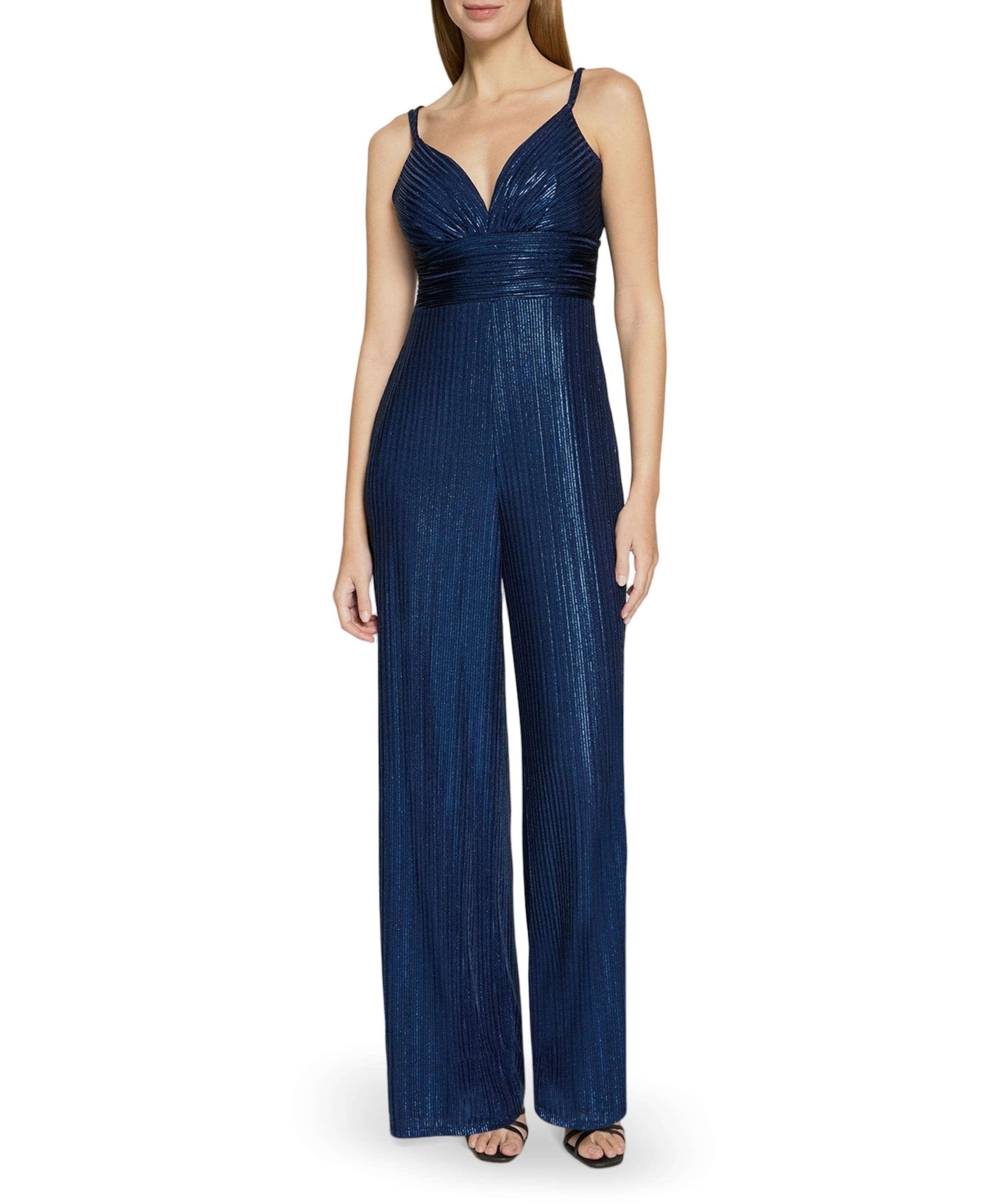 Overall Lang ohne Arm dames jumpsuit blauw