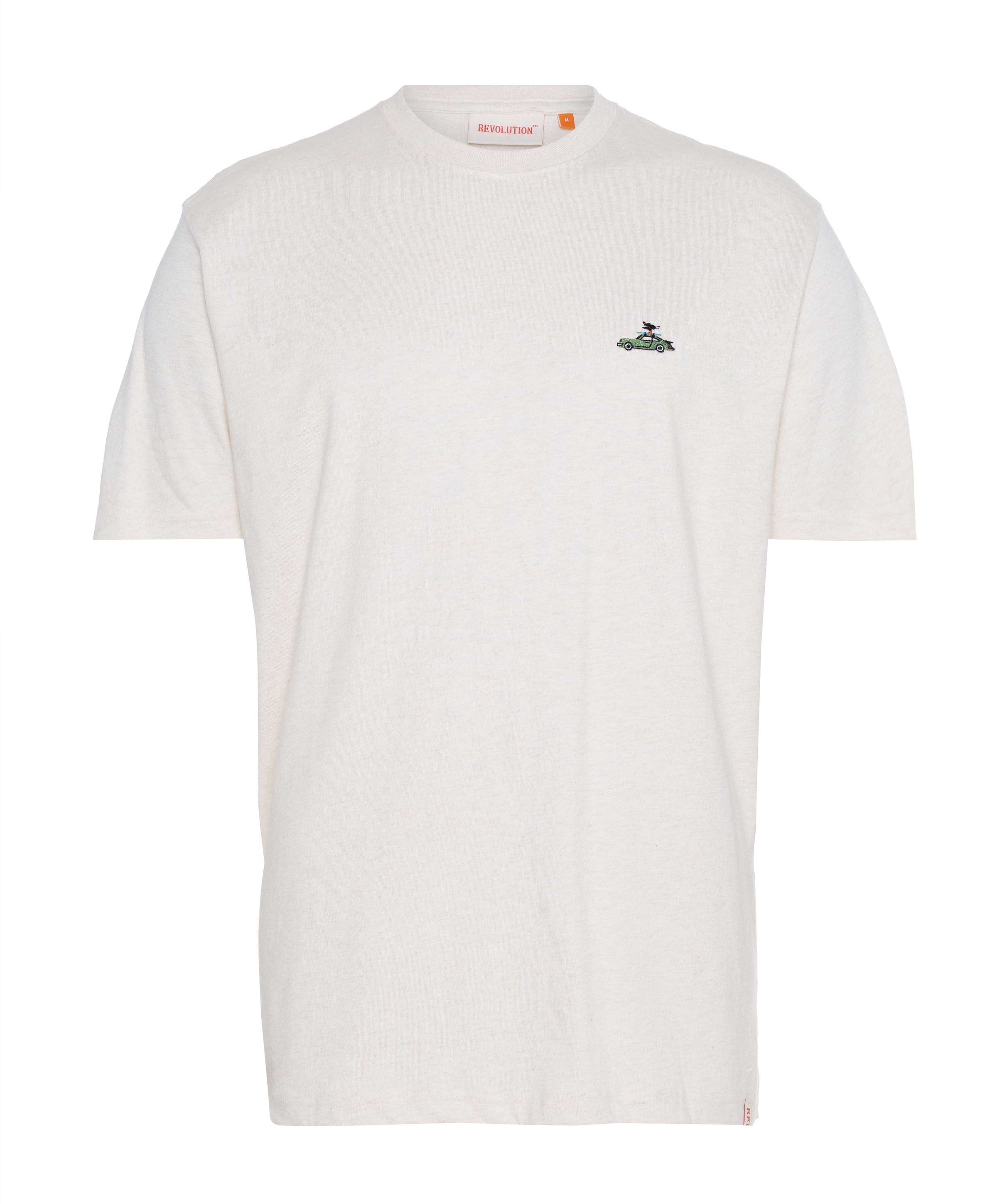 Heren T-shirt ecru