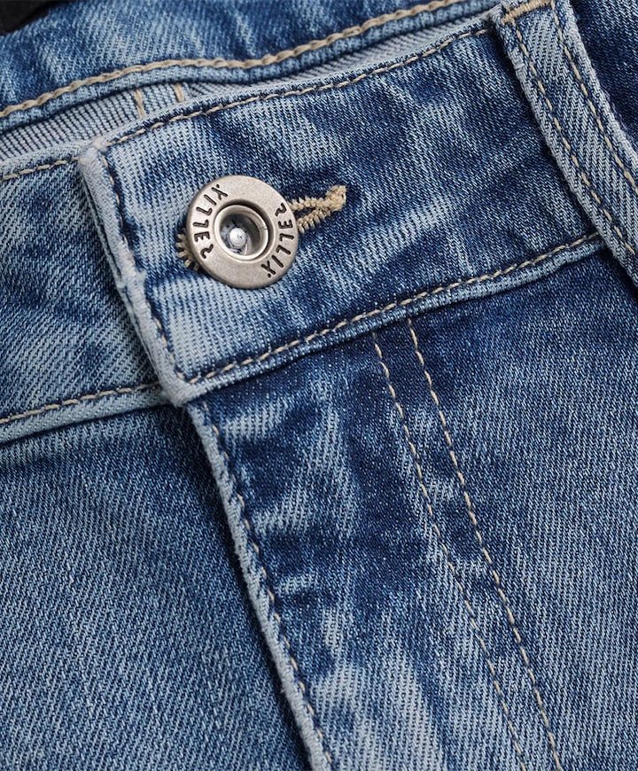 2515 Straight Fit jeans blauw