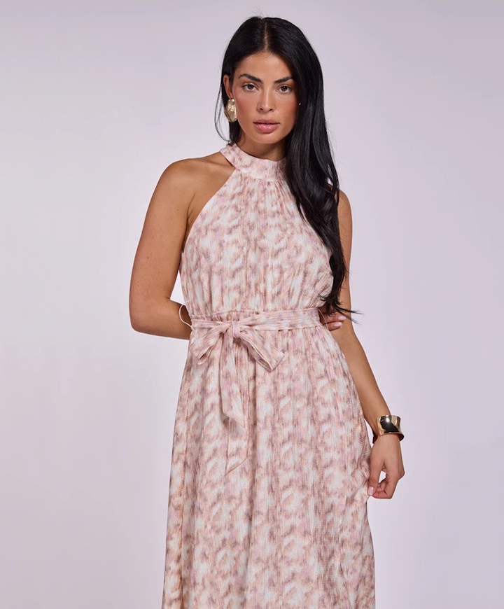 Dames jurk roze