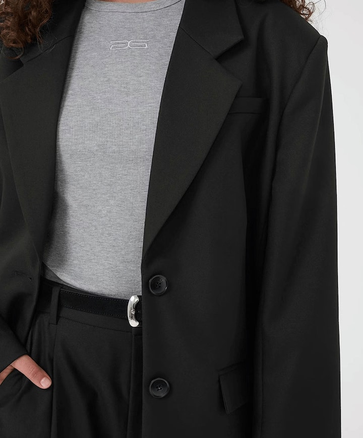 Dames blazer zwart