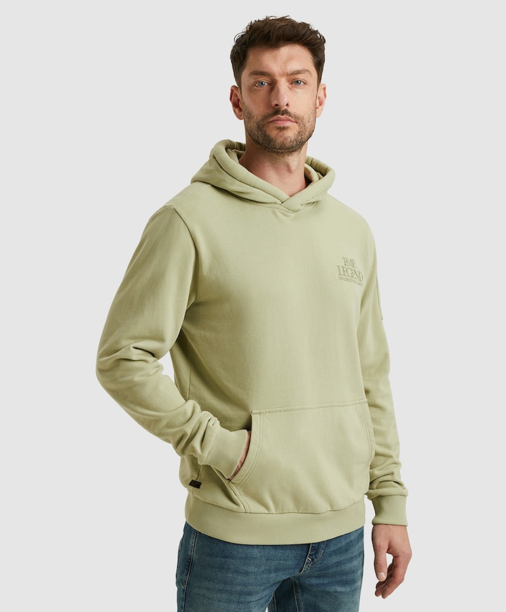 Heren hoodie groen