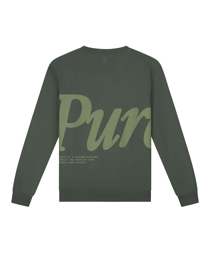 Heren sweater groen