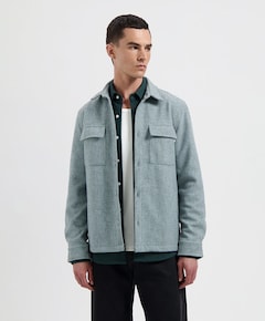 Heren overshirt groen