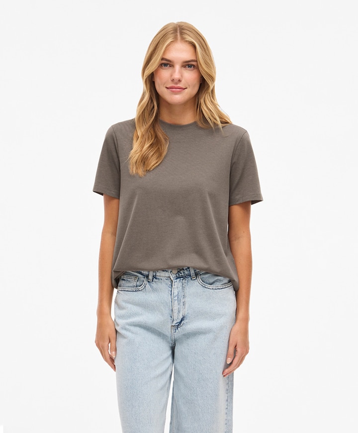 Dames T-shirt bruin