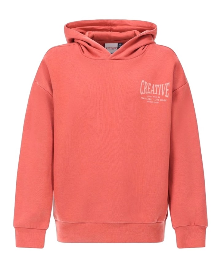 Jongens hoodie oranje