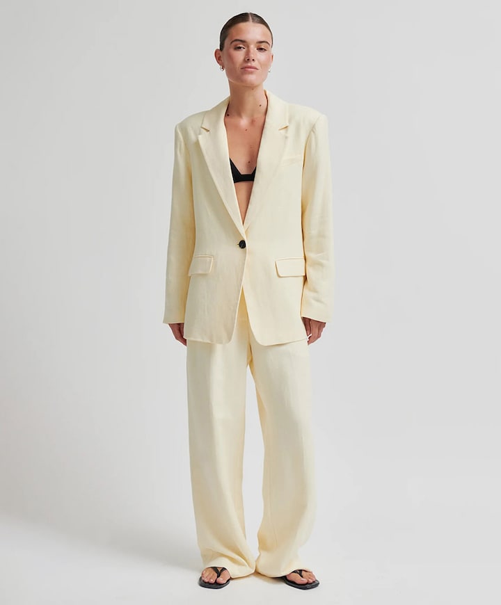 Lino Classic dames broek geel