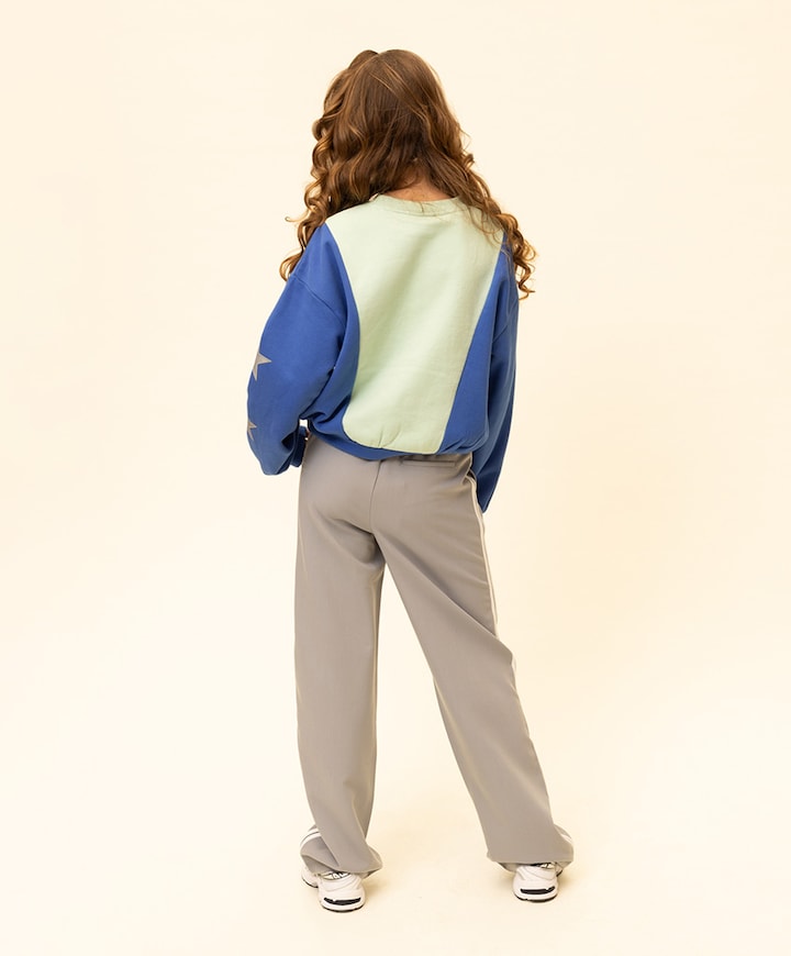 Meisjes sweater blauw