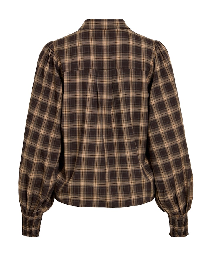 Dames blouse bruin