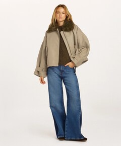 Dames jas beige