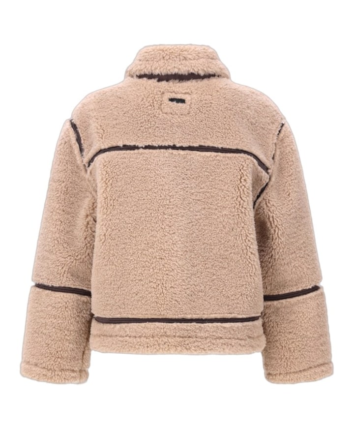 Meisjes jas beige