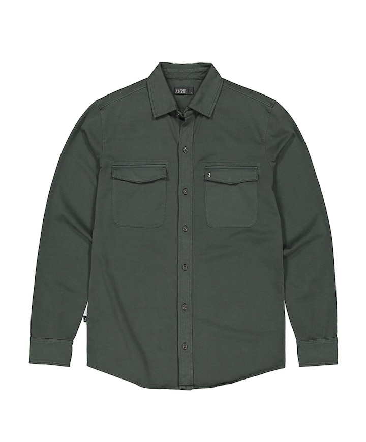 Heren overshirt groen