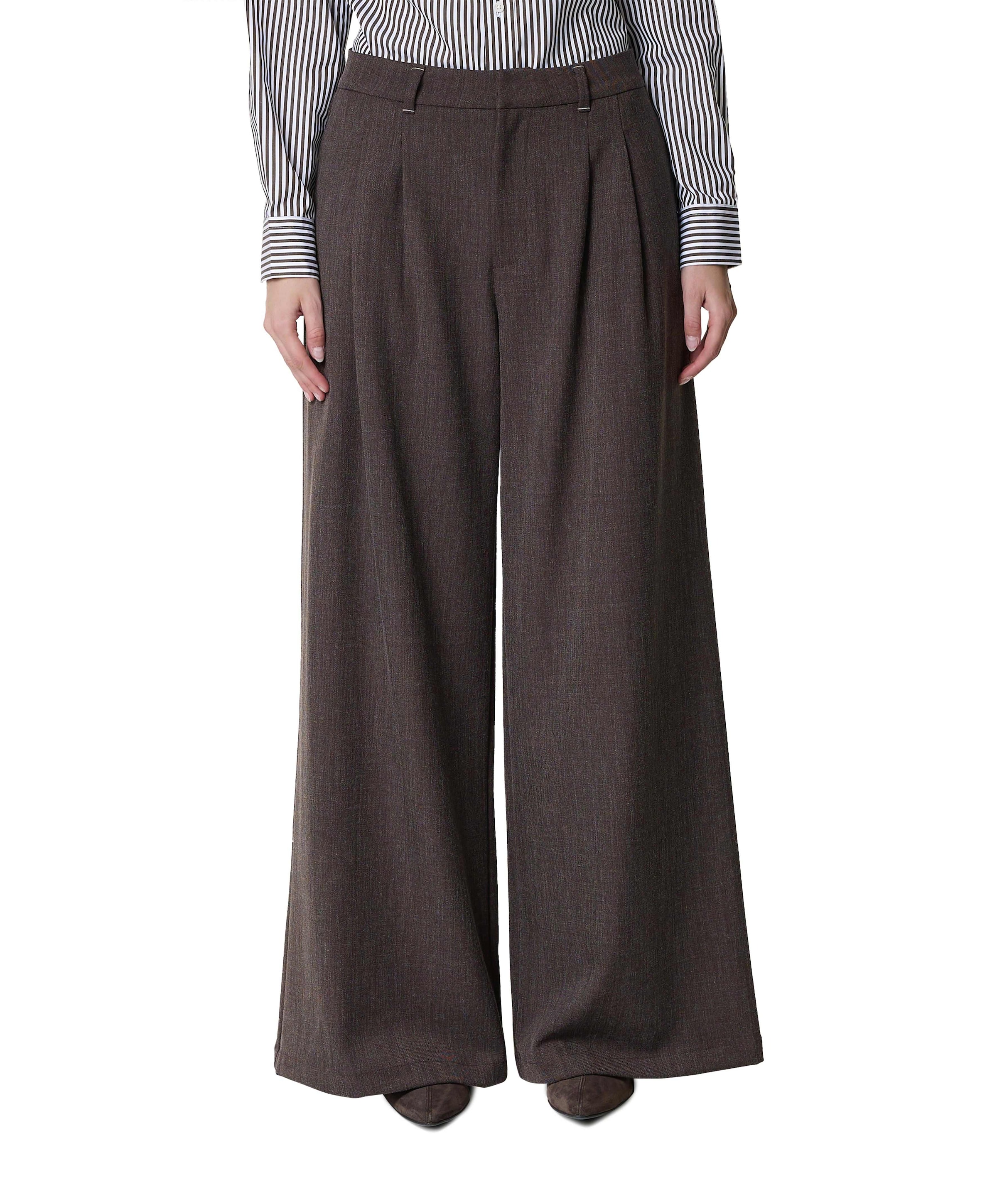 Pantalone dames pantalon bruin