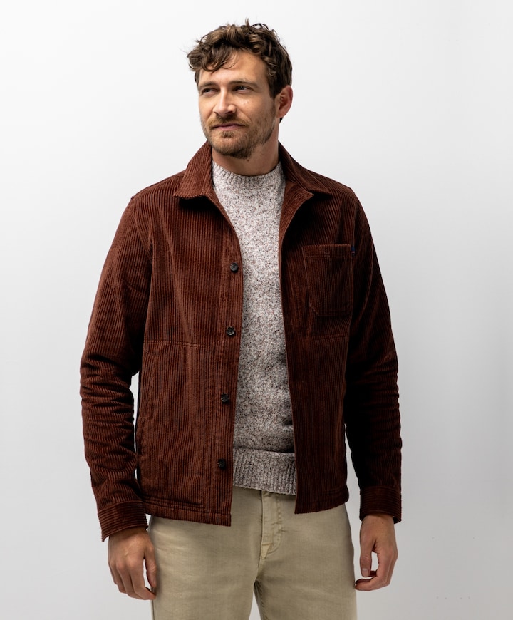 Heren overshirt rood