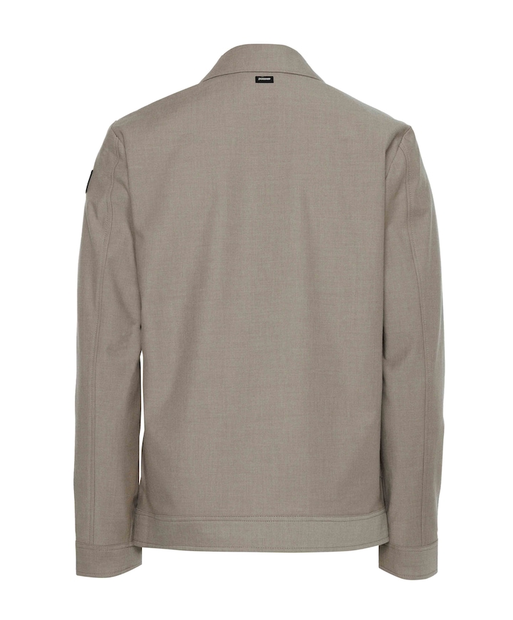 Heren overshirt beige