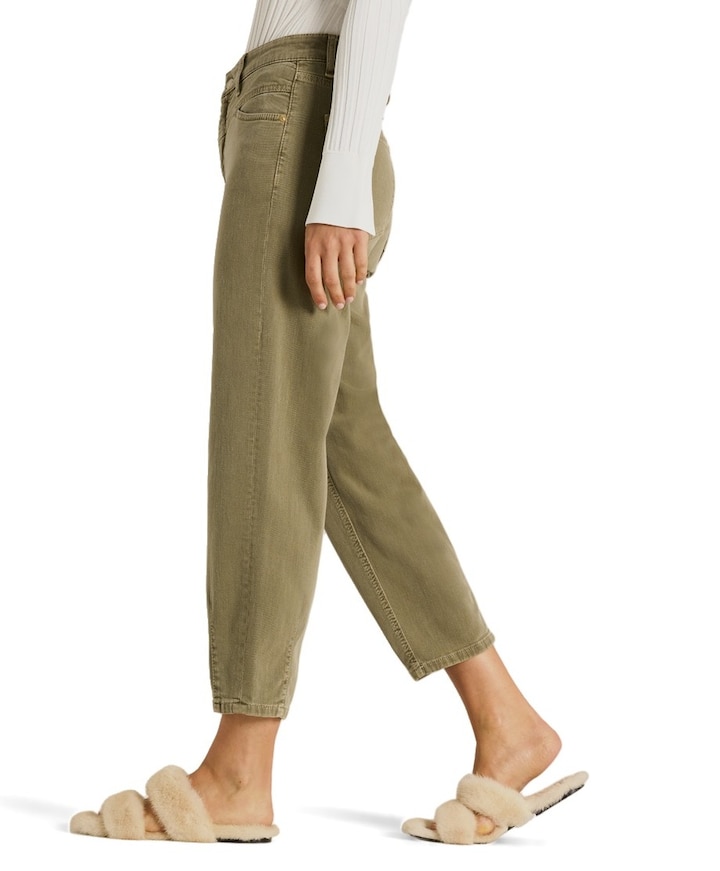 Elin dames jeans groen