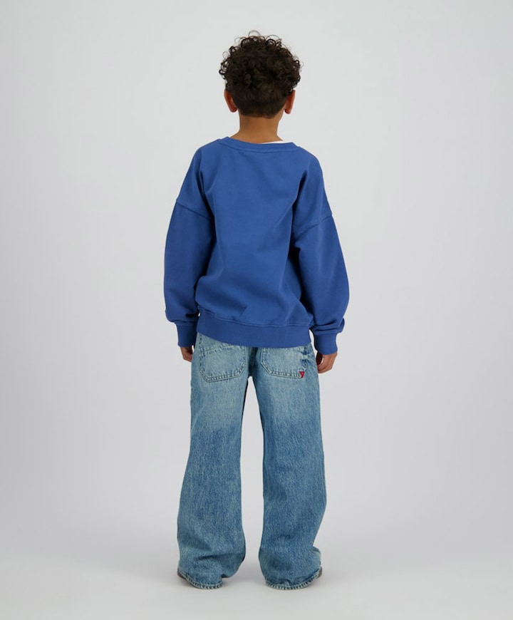 Jongens sweater blauw