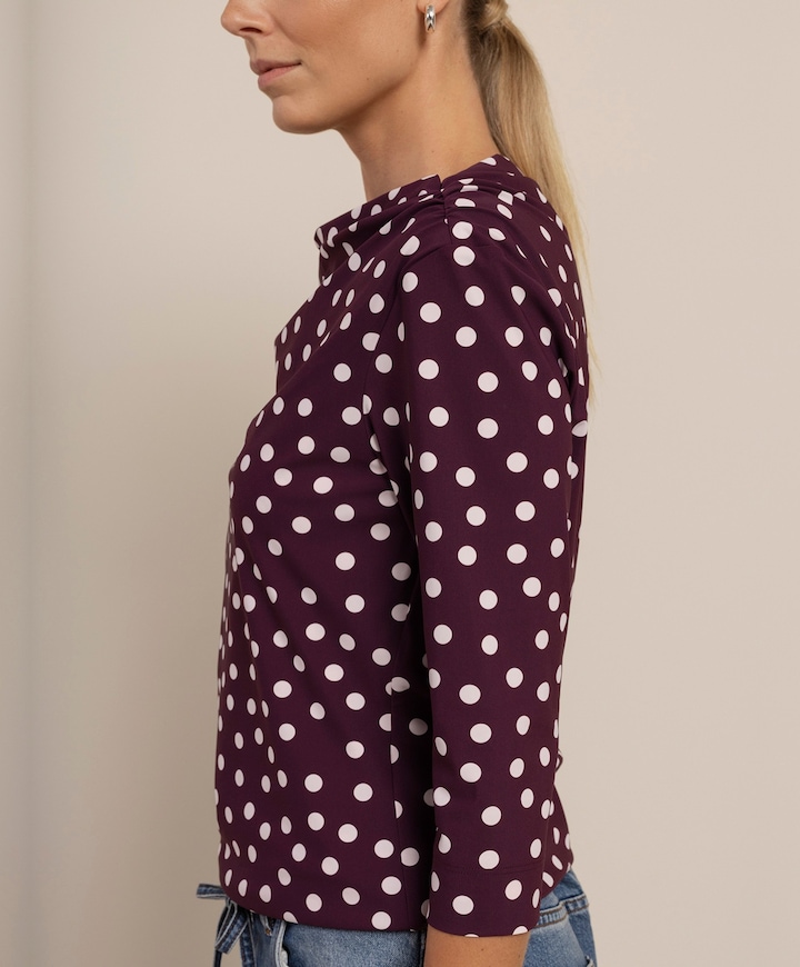 Dames longsleeve paars
