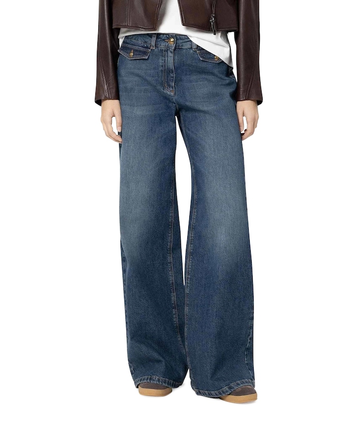 sportiv dames broek blauw