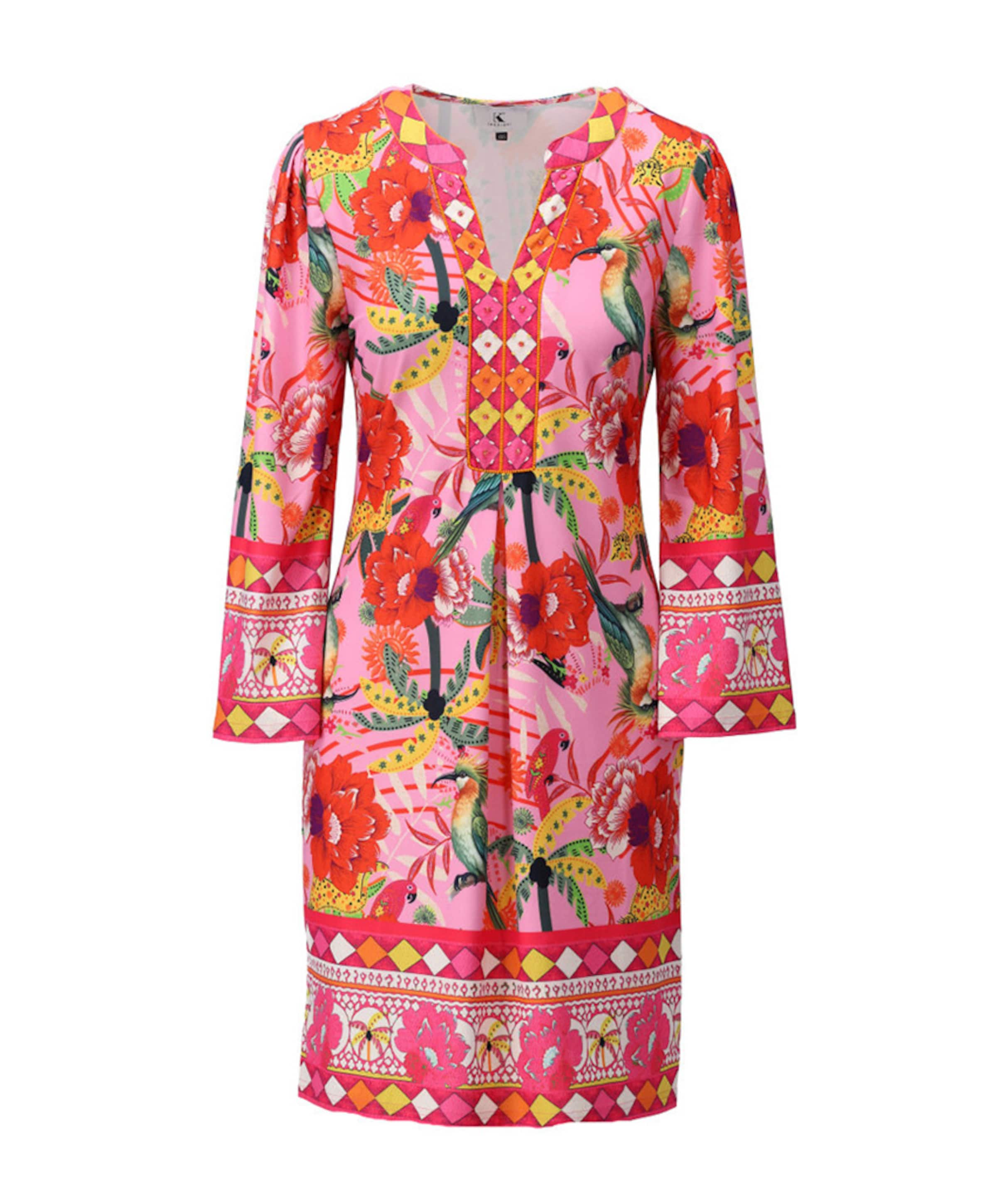 Dames jurk multicolor