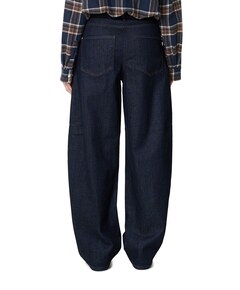 Baggy twisted dames jeans blauw