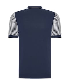Heren polo blauw