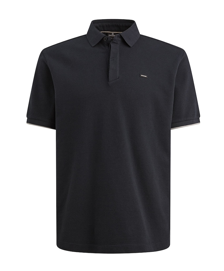 Heren polo blauw