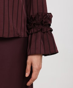 Dames blouse bordeaux