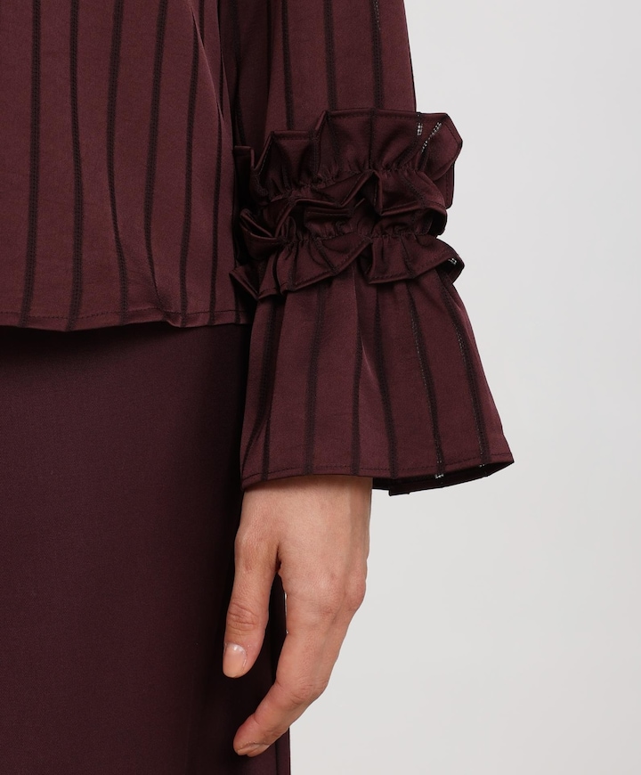 Dames blouse bordeaux
