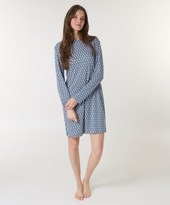 Dames nachthemd blauw
