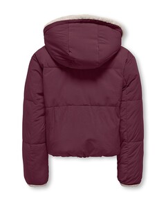 Meisjes omkeerbare jas bordeaux