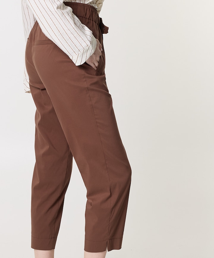 7/8 dames broek bruin