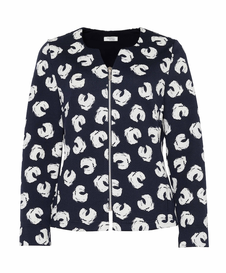 Dames jas blauw