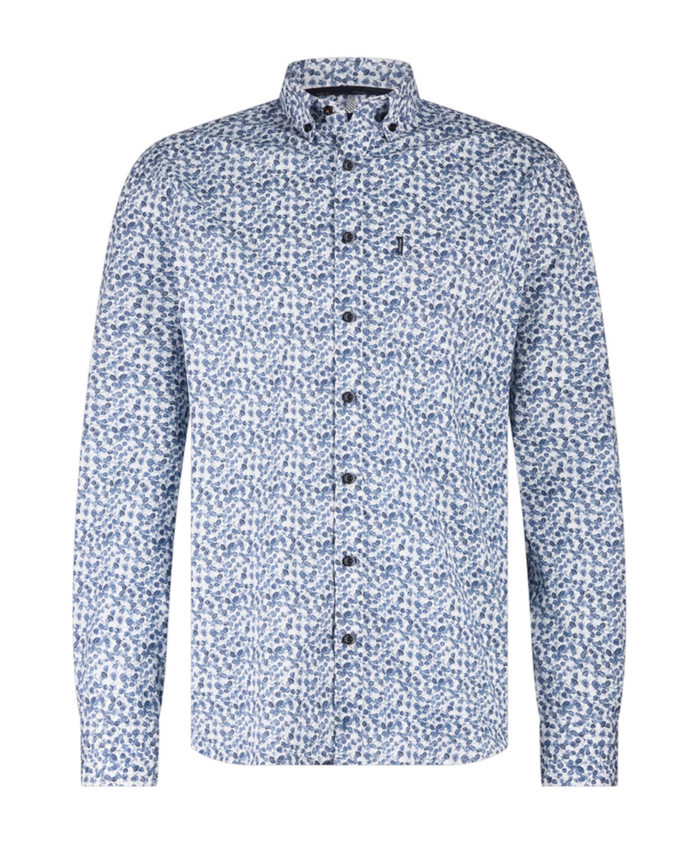 Overhemd lange mouw blauw