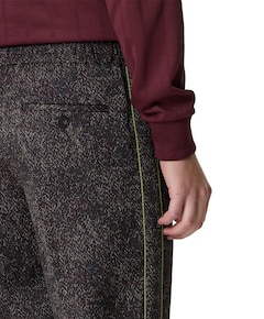 Jacquard Elastic Waist Pants heren pantalon multicolor