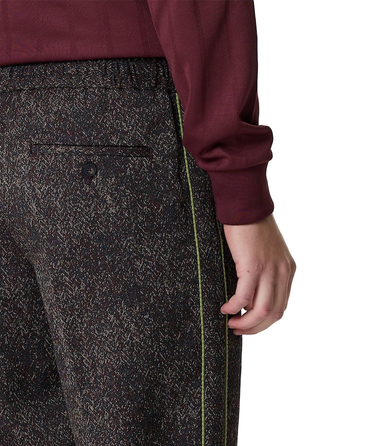 Jacquard Elastic Waist Pants heren pantalon multicolor
