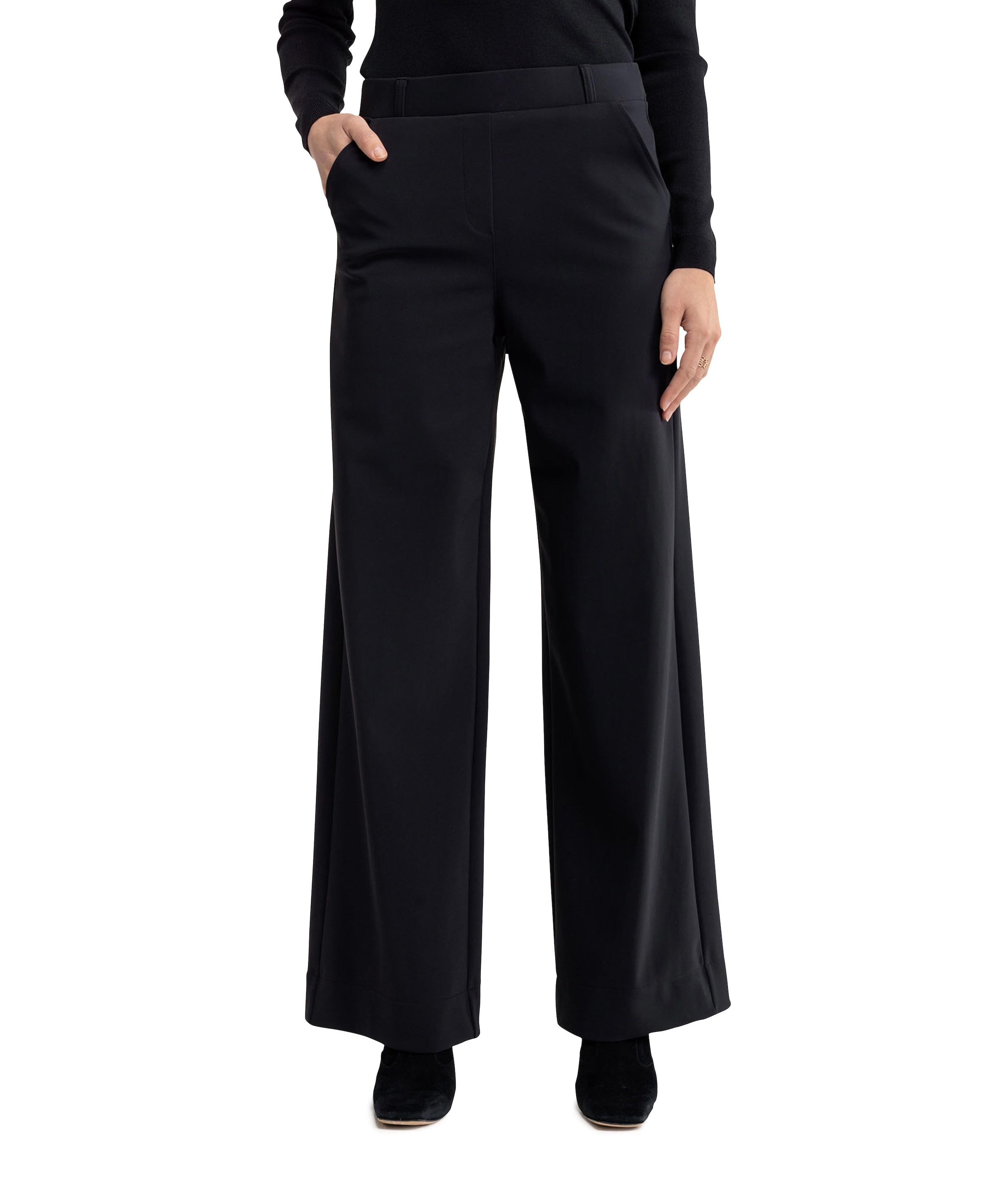 Lexie bonded trousers zwart